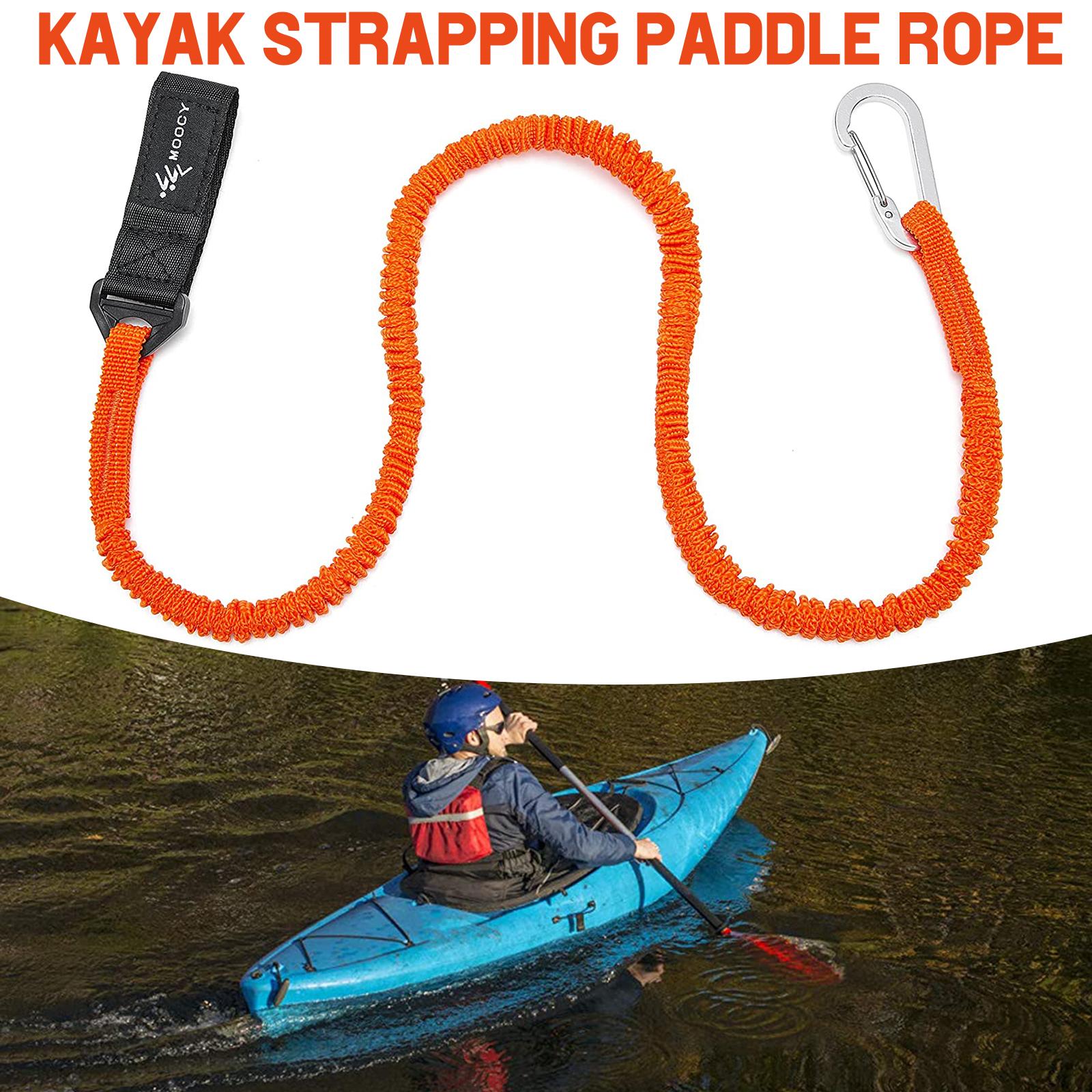 안전 고리가 있는 조절 가능한 탄성 카약 패들 끈, 낚 - Fishing Kayak Paddle Leash 리뷰 및 가격