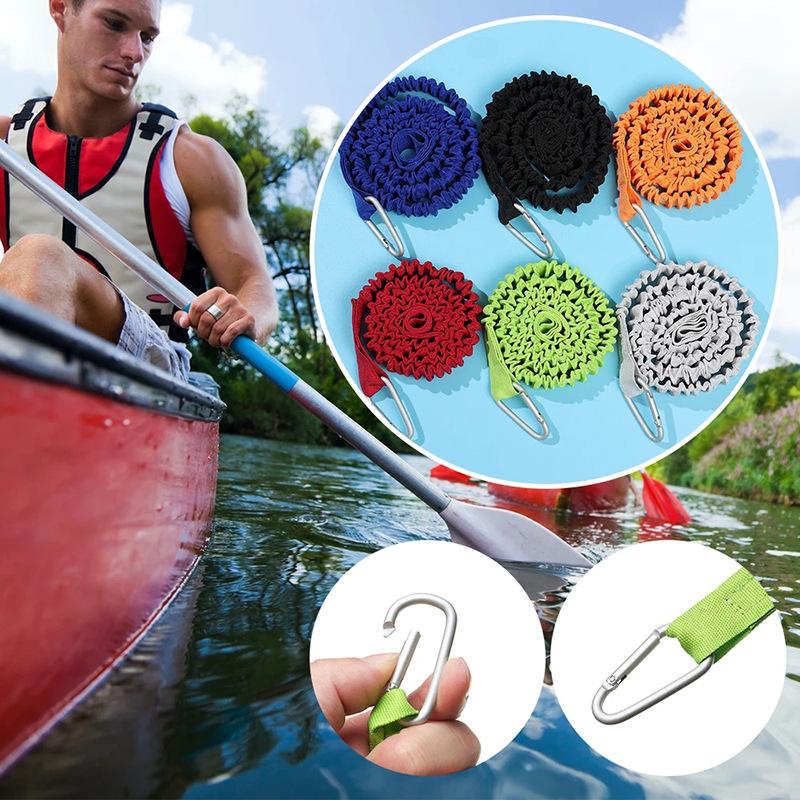 조절 가능한 탄성 카약 낚싯대 끈 카누 패들 끈 낚싯대 - Fishing Kayak Paddle Leash 리뷰 및 가격